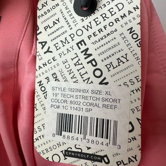 EP New York Skort Woman’s Size XL Coral - Picture 6 of 7